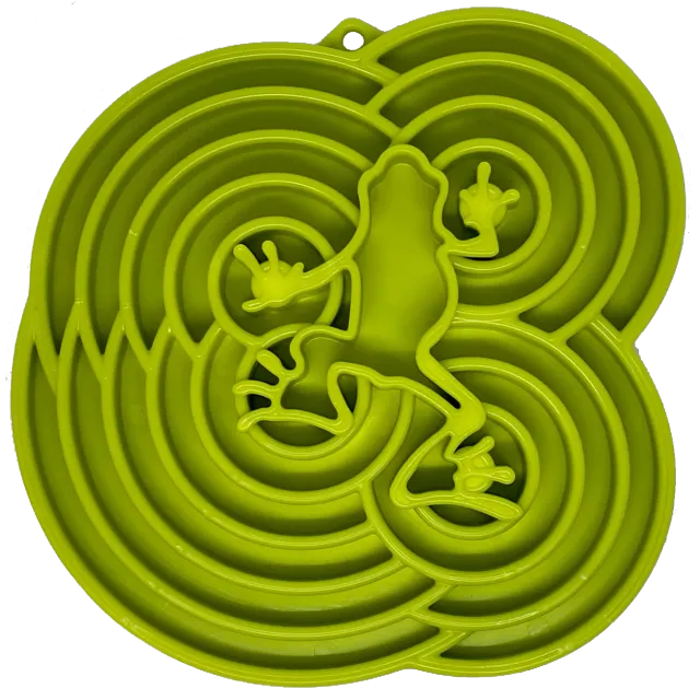 SodaPup eTray Water Frog slickmat grön grund