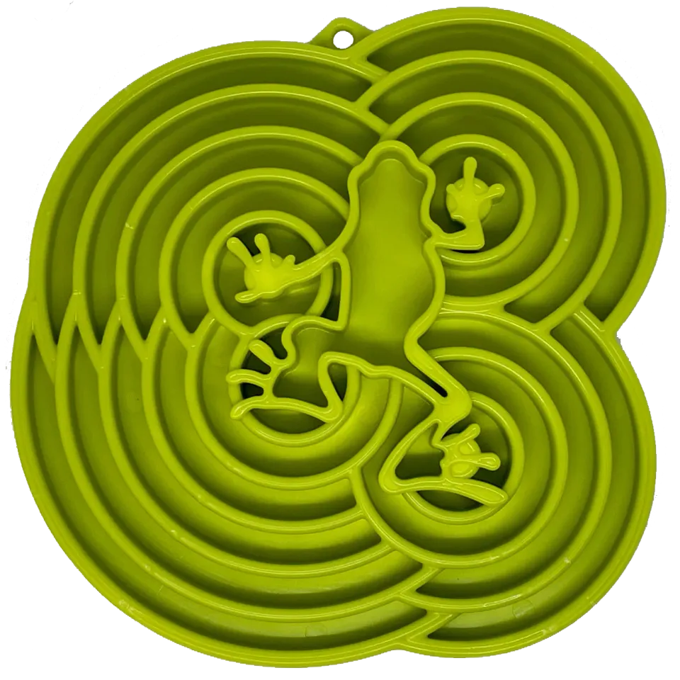 SodaPup eTray Water Frog slickmat grön grund