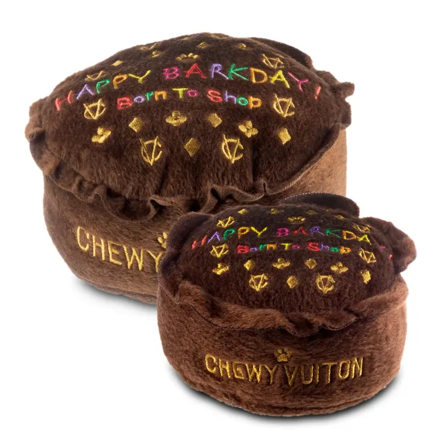 Dog Diggin Designs Chewy Vuiton Barkday Cake hundleksak large
