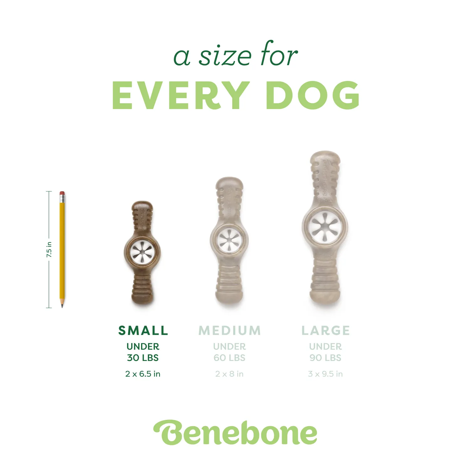 Benebone Pawplexer tuggleksak bacon Medium