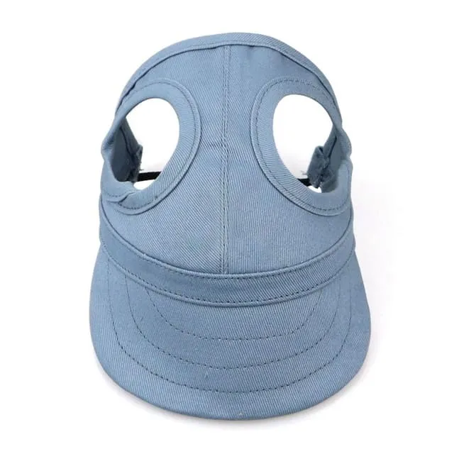Pawtato Adjustable Sun Visor hundkeps med öronhål