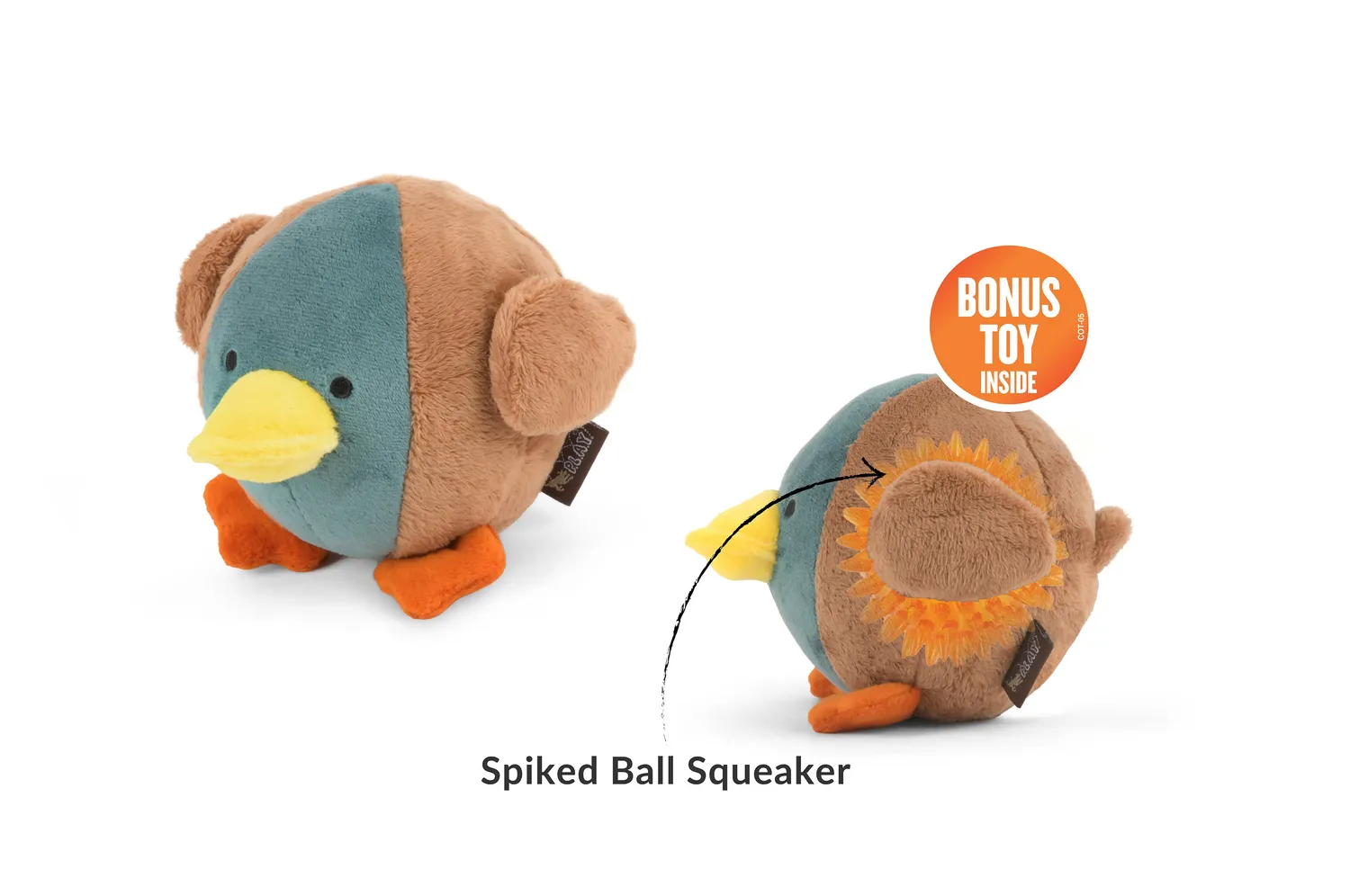 P.L.A.Y. Barnyard Buddies Dana the Duck hundleksak large med pip