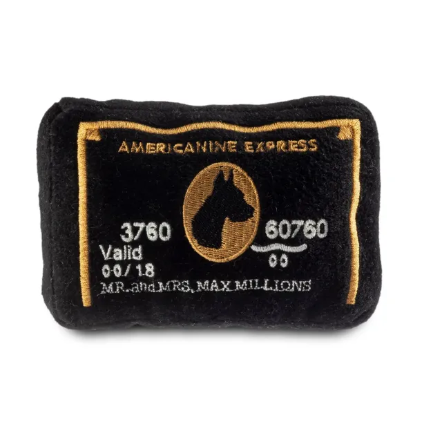 Dog Diggin Designs Americanine Express mjuk hundleksak kort
