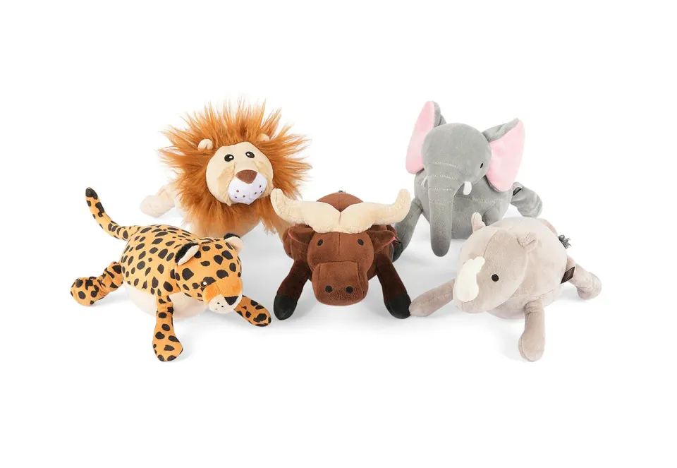 P.L.A.Y. Big Five of Africa Collection hundleksaksset 5-pack med pip