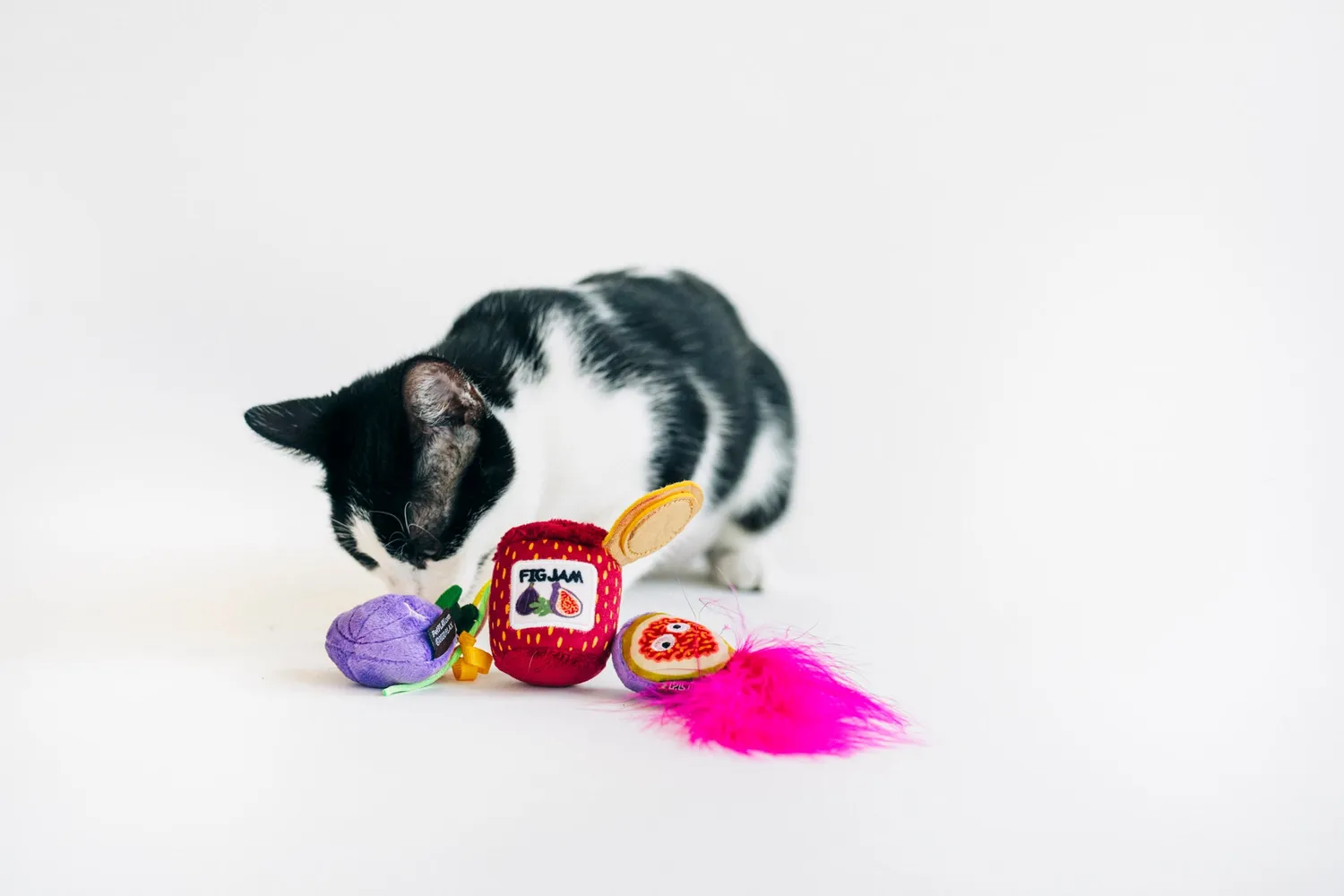 P.L.A.Y. Feline Frenzy Fig N Whiskers kattleksak 3-pack kattmynta