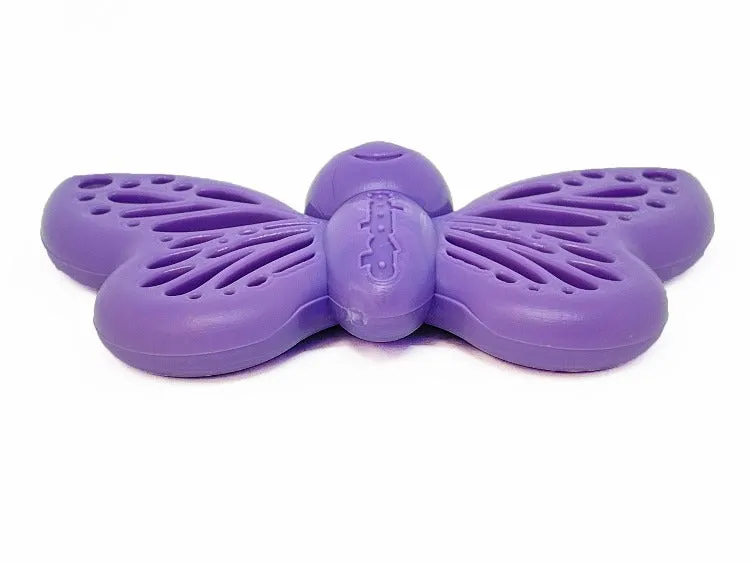 SodaPup Butterfly hundleksak lila nylon