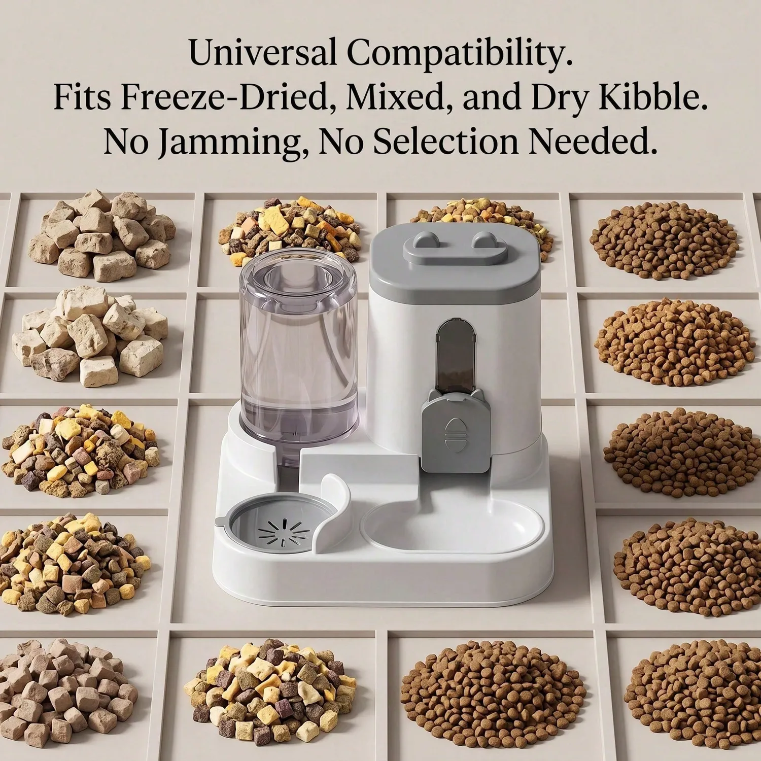 Pawtato Gravity 2-i-1 automatisk foderautomat katt stor
