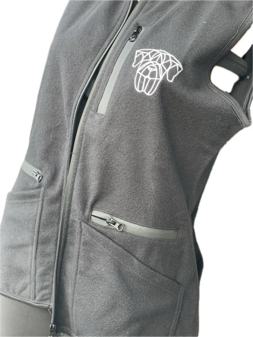 NewDog Träningsväst fleece fickor XS-XXL