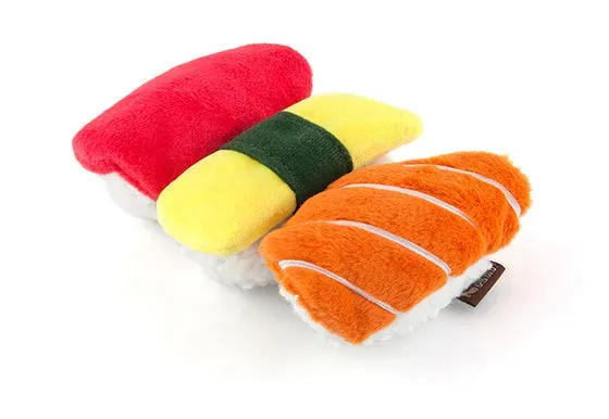 P.L.A.Y. International Classic Spot's Sushi hundleksak 3-pack med pip