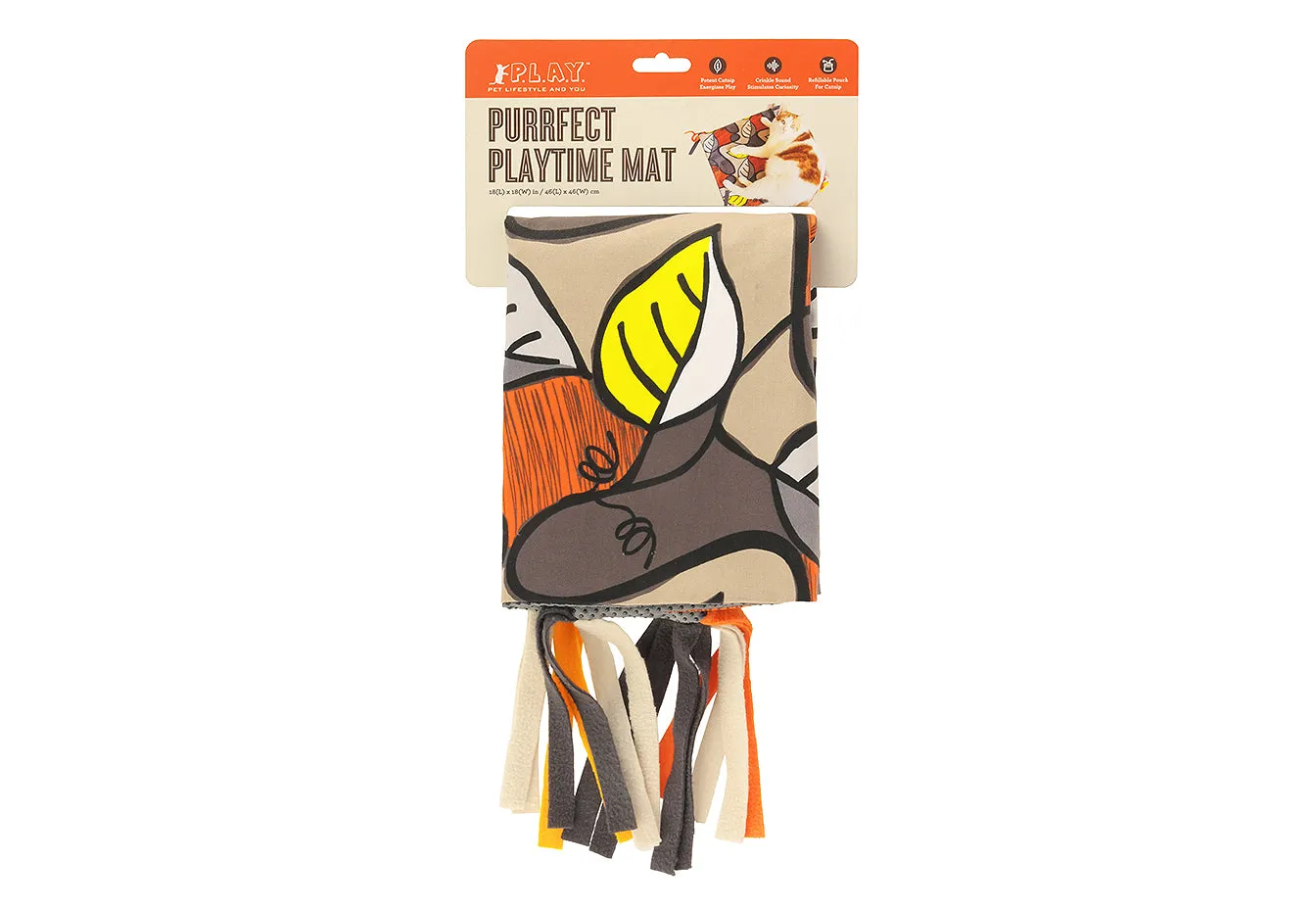 P.L.A.Y. Feline Frenzy Purrfect Playtime kattmatta med kattmynta