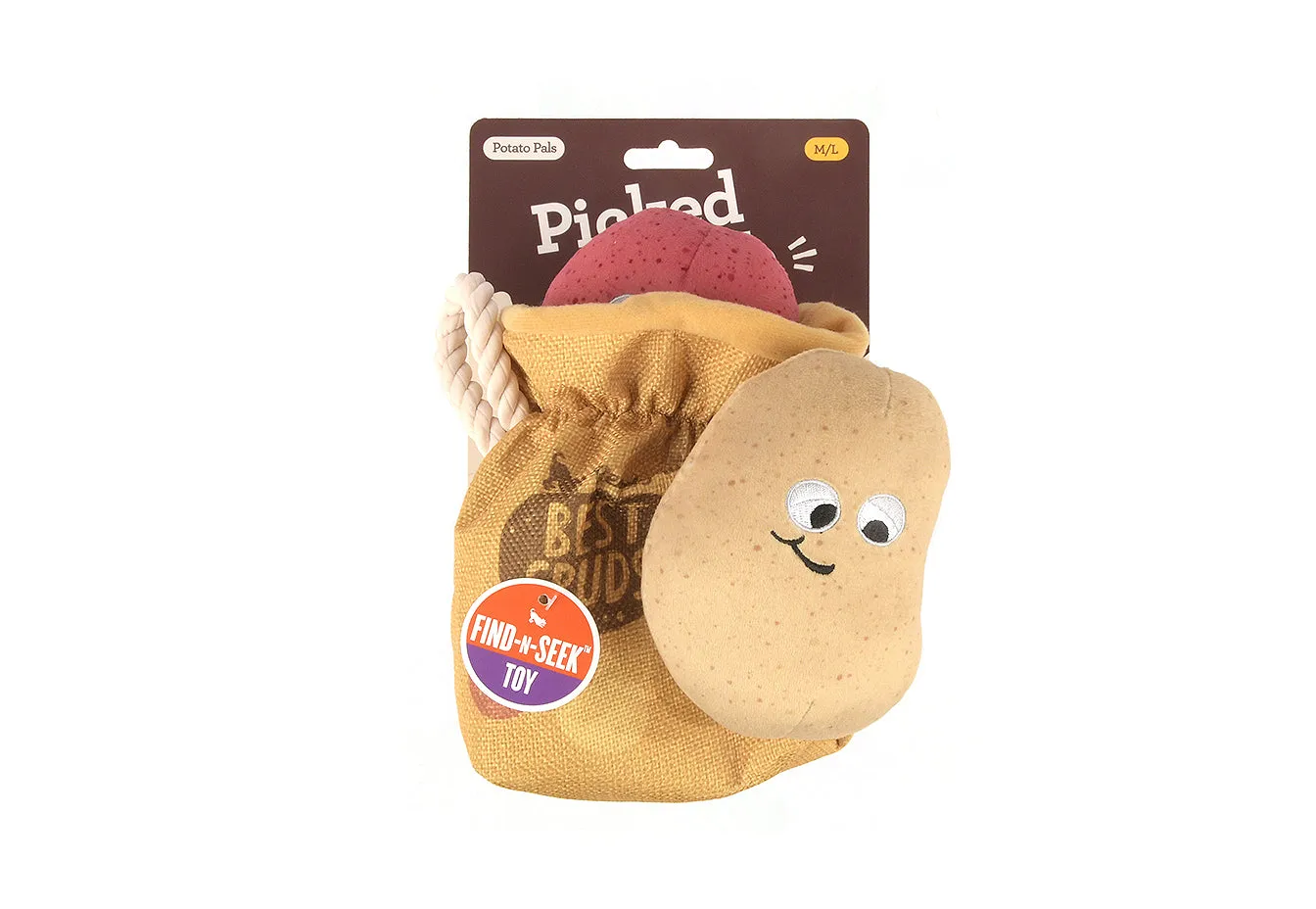 P.L.A.Y. Picked Fresh Potato Pals hundleksak 3-i-1 med pip