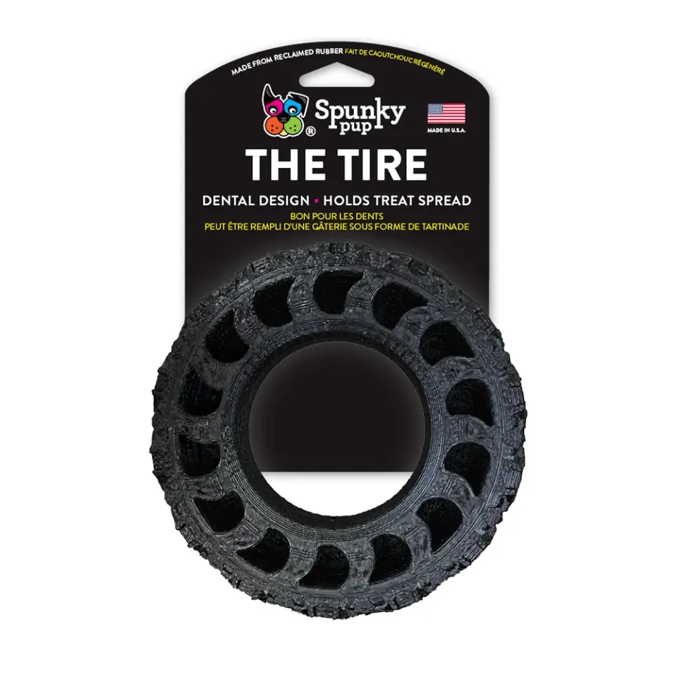 Spunky Pup The Tire hundleksak däck Large tålig