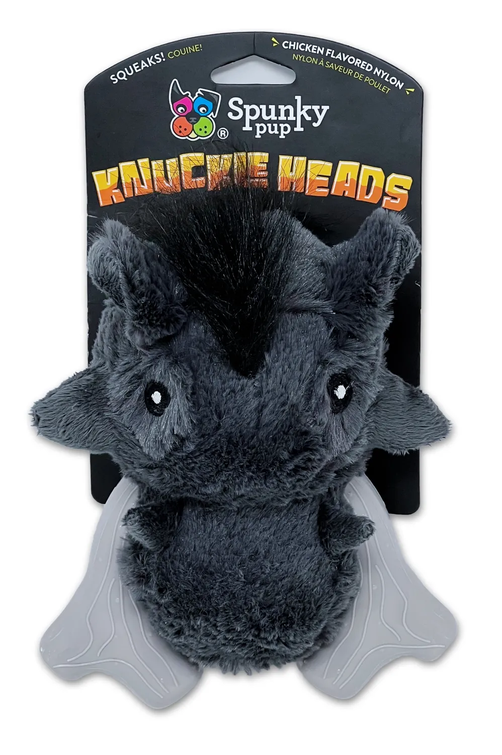 Spunky Pup Knuckleheads hundleksak warthog 2-i-1 pip