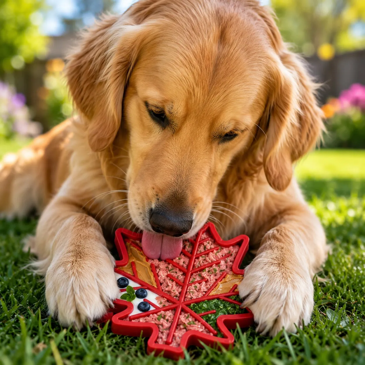 SodaPup Autumn hundset 3-delar löv slickmatta