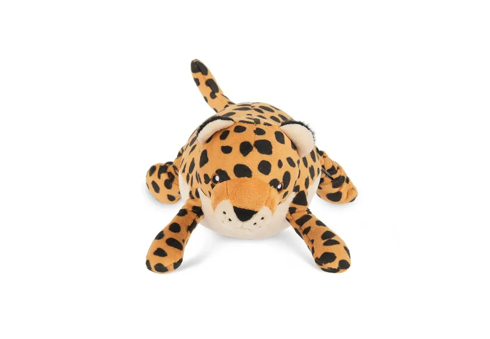 P.L.A.Y. Big Five of Africa Leopard hundleksak stor brun med pip