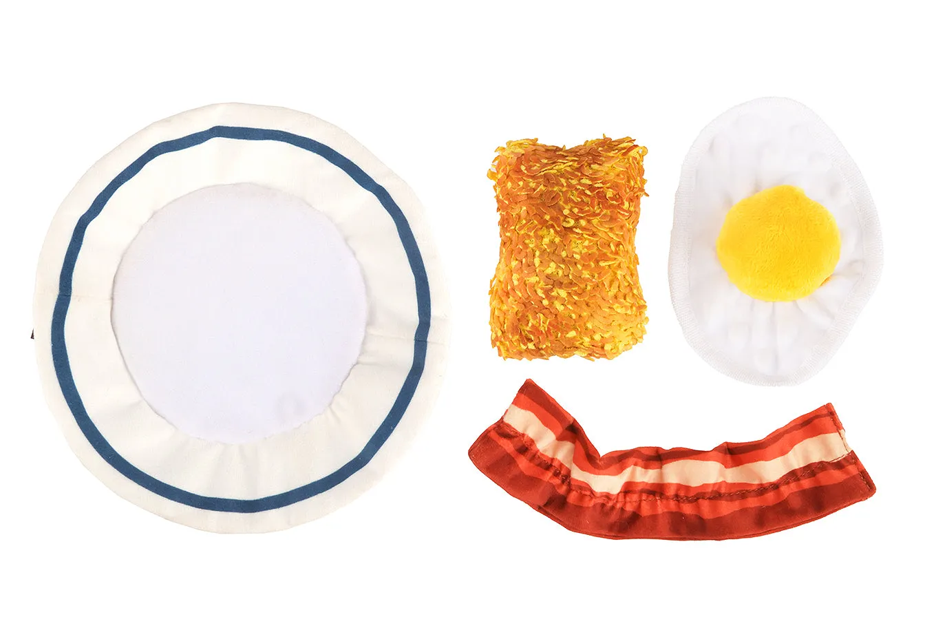 P.L.A.Y. IHOP Eggcellent Play Platter hundleksak 4 delar