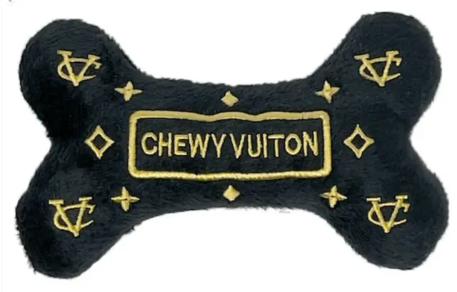 Dog Diggin Designs Chewy Vuiton Noir hundleksak ben large
