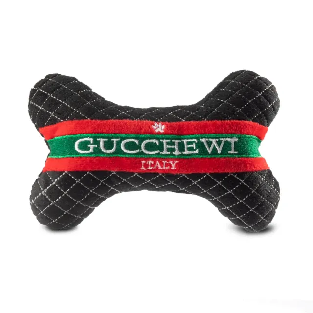 Dog Diggin Designs Gucchewi Bone mjuk hundleksak ben 15 cm