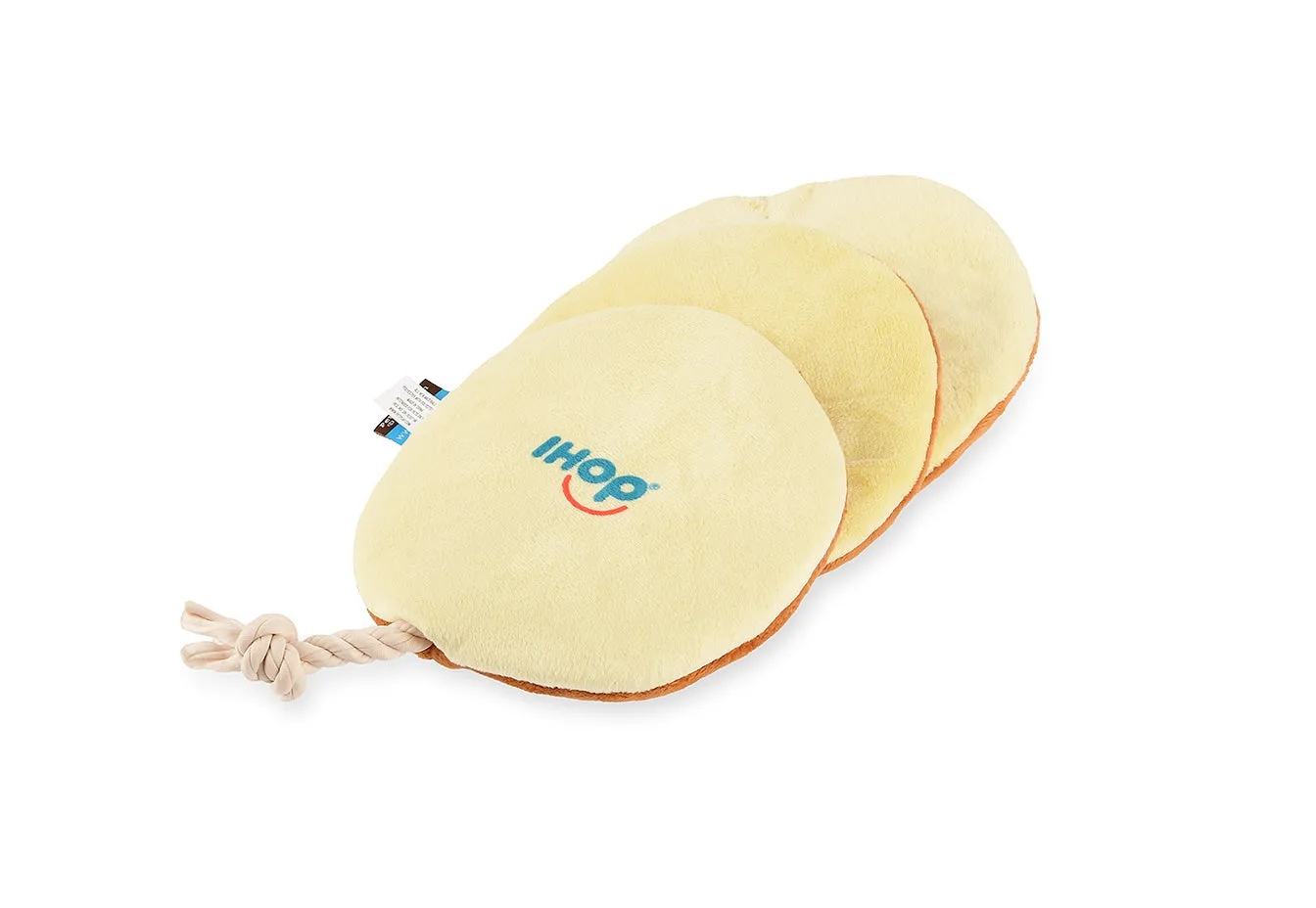 P.L.A.Y. IHOP Pancake Pup Stack hundleksak dragrep