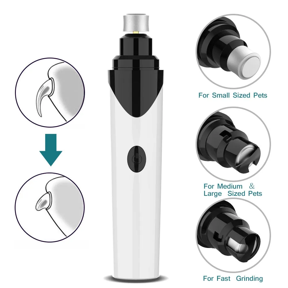Pawtato Quiet Nail Grinder kloslip små hundar USB