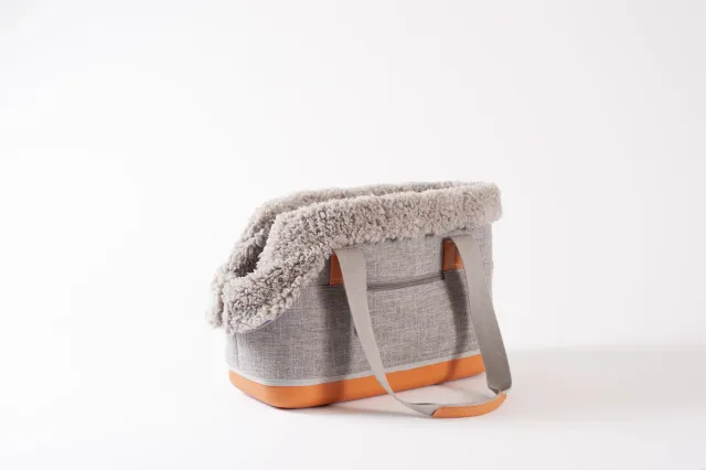 P.L.A.Y. Deluxe Dog Carrier hundväska grå upp till 7kg
