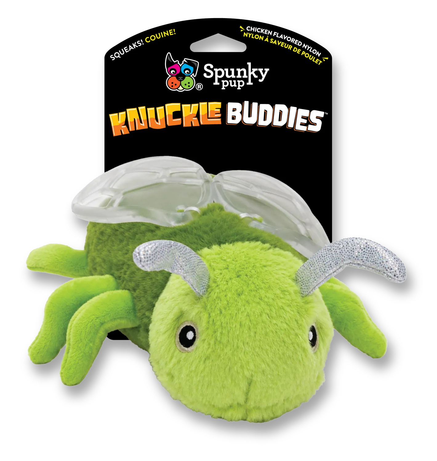 Spunky Pup Knuckle Buddies mjukisleksak kolibri