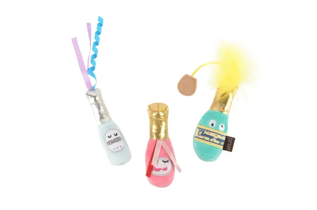 P.L.A.Y. Feline Frenzy Pop Fizz Meow kattleksak 3-pack