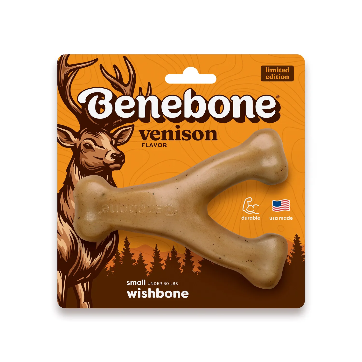 Benebone Venison Wishbone tuggben hjort