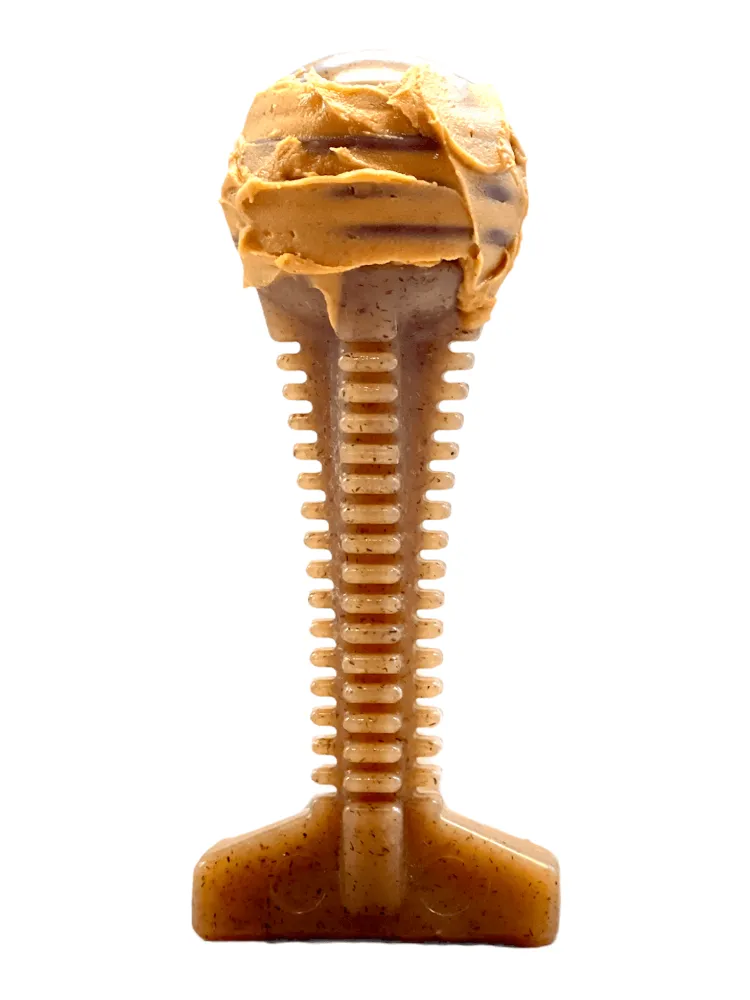 SodaPup Honey Bone Dental Tower tuggleksak large brun