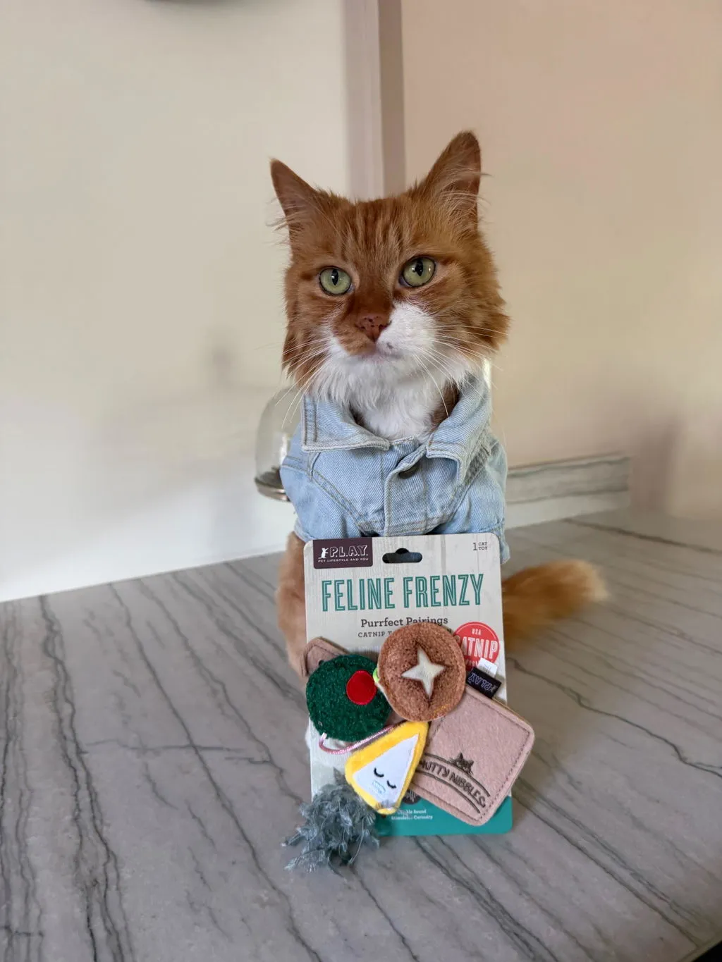 Feline Frenzy Purrfect Pairings kattleksak catnip 3-pack prassel
