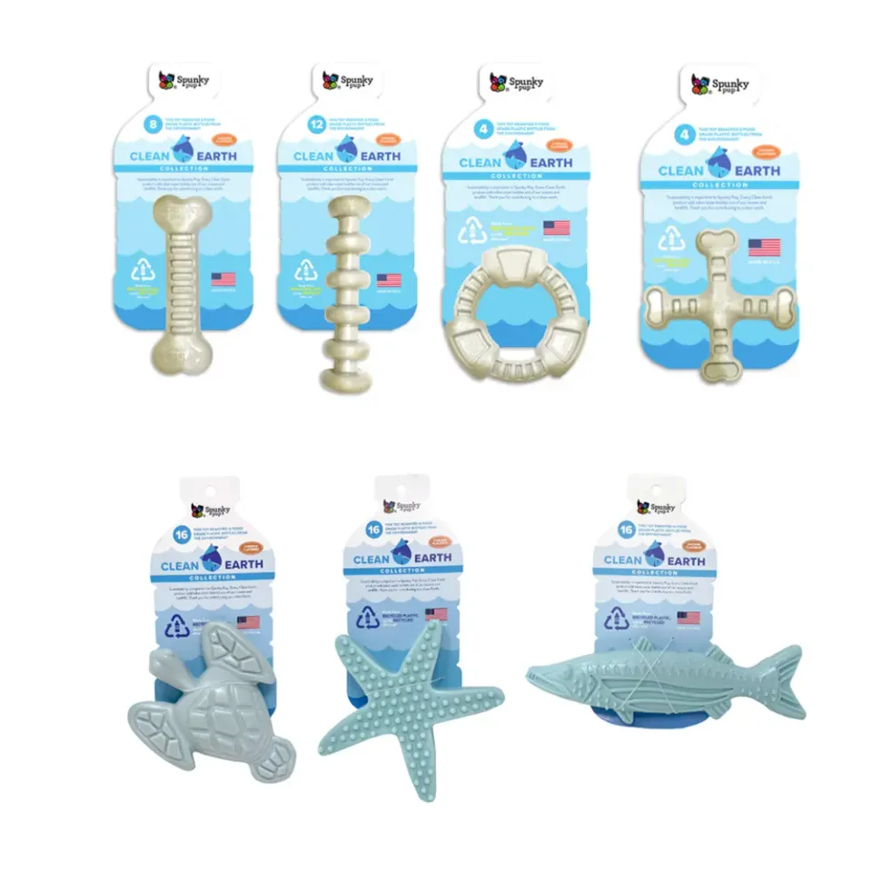 Spunky Pup Clean Earth Bone tuggben kycklingsmak