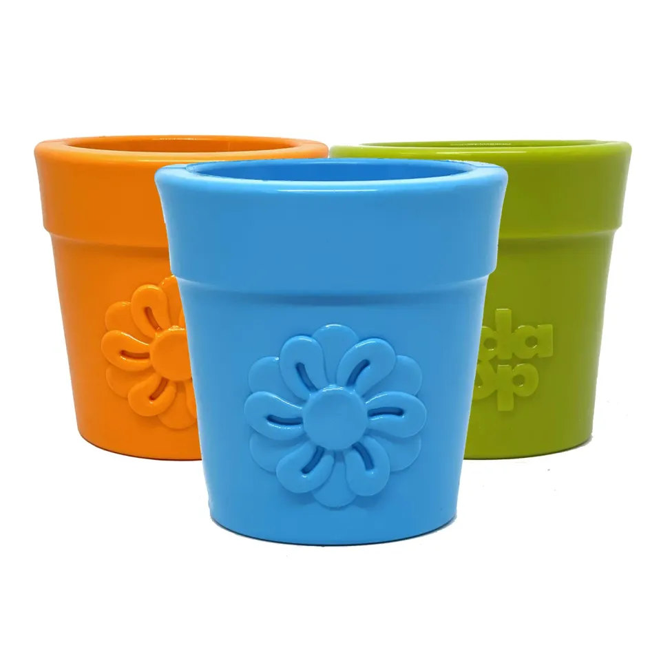 SodaPup Flower Pot aktiveringsleksak large 3-pack