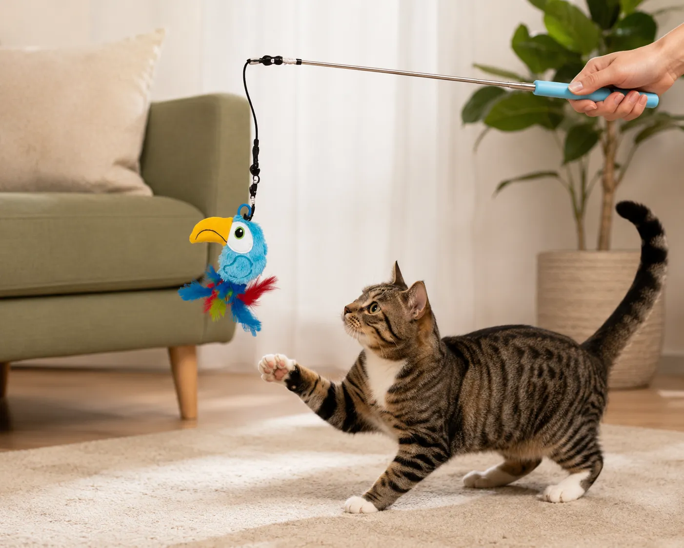 Spunky Pup Spunky Cat kattleksak Sparkle Fish 2-pack kattmynta