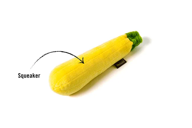 P.L.A.Y. Garden Fresh Zucchini hundleksak XS med pip