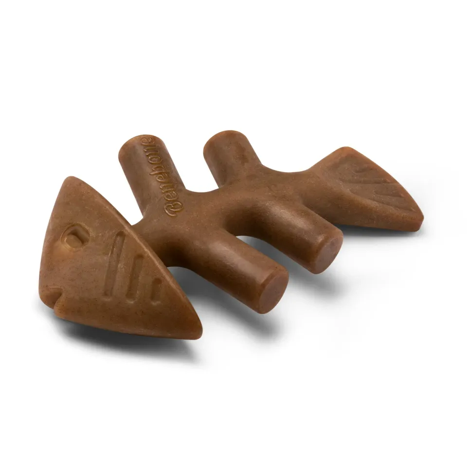 Benebone Fishbone tuggben Medium lax nylon
