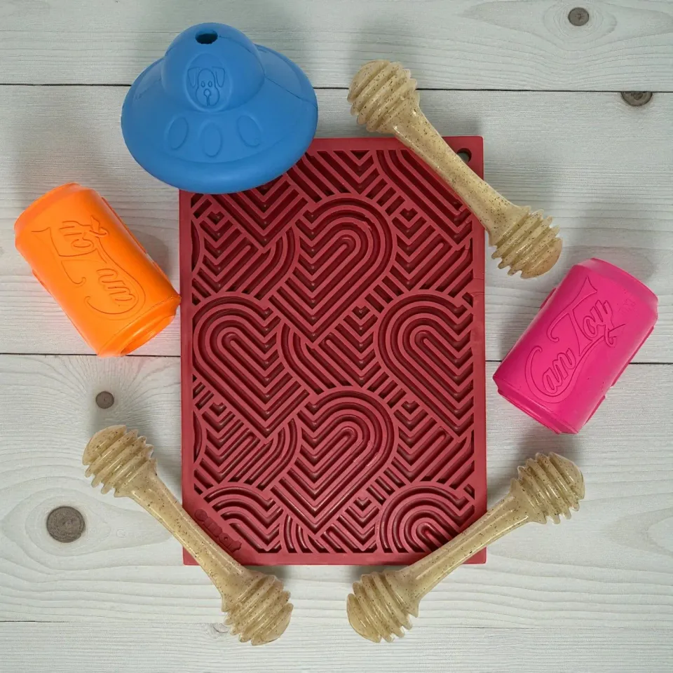 SodaPup Small Dog Toy Bundle hundleksaker 7-delar små hundar