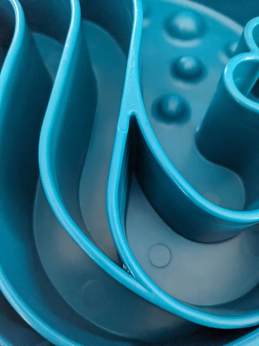 SodaPup Wave eBowl slow feeder skål blå 4 cups