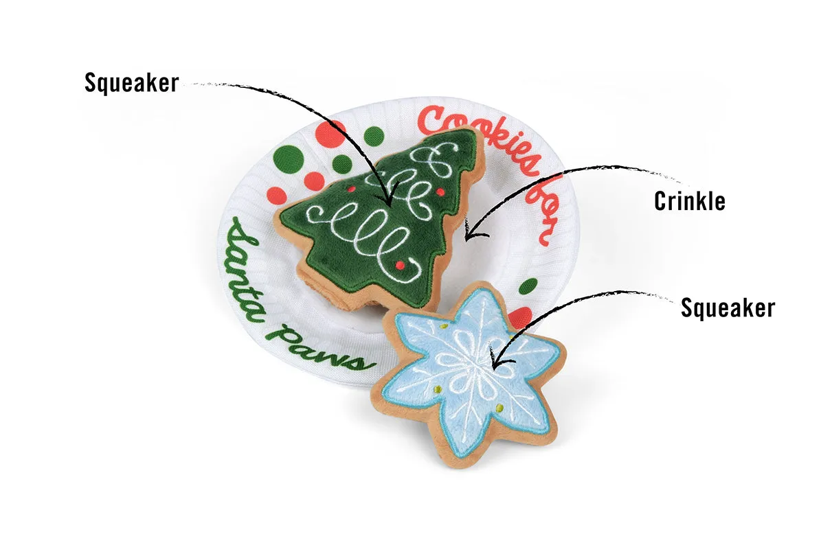 P.L.A.Y. Merry Woofmas Christmas Eve Cookies hundleksak med pip