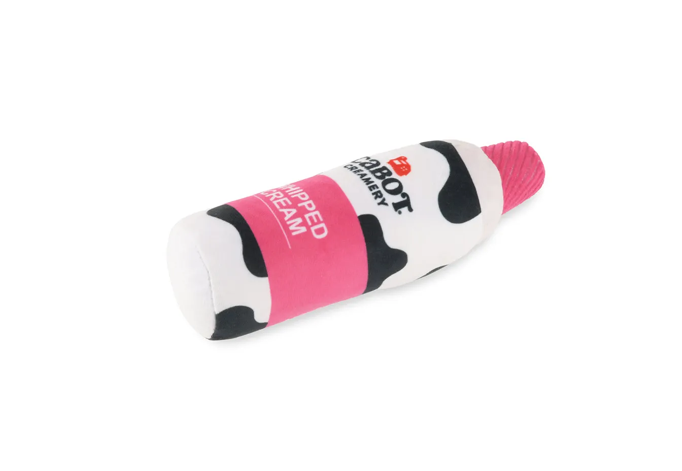 P.L.A.Y. Cabot Creamery Whipped Cream hundleksak mjuk med prassel