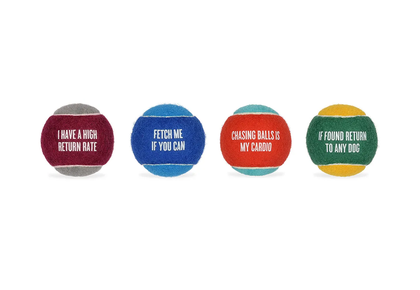 P.L.A.Y. Dog Tennis Balls tennisboll hund 4-pack pip