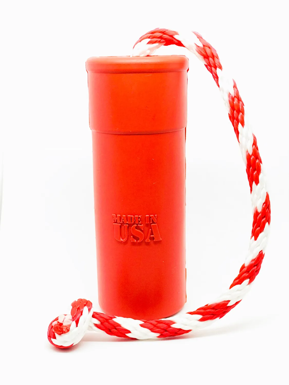 SodaPup USA-K9 Firecracker Floating Training Dummy hundleksak large röd flytande