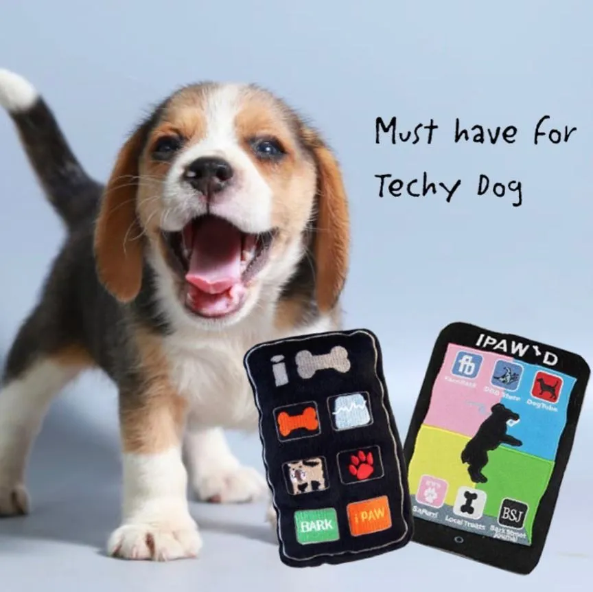 Dog Diggin Designs Ibone hundleksak mjukt ben vit