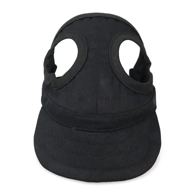 Pawtato Adjustable Sun Visor hundkeps med öronhål