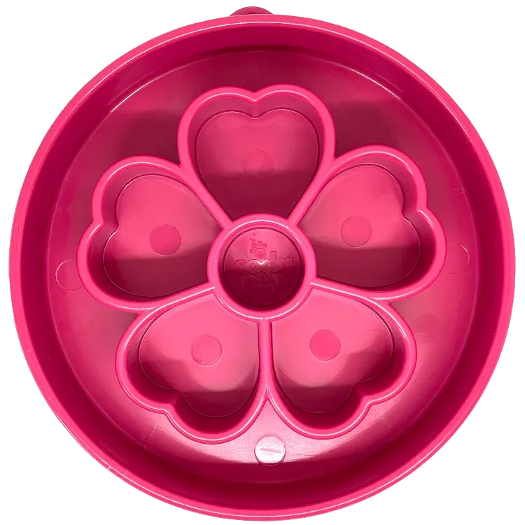 SodaPup Flower eBowl slow feeder pastel lila