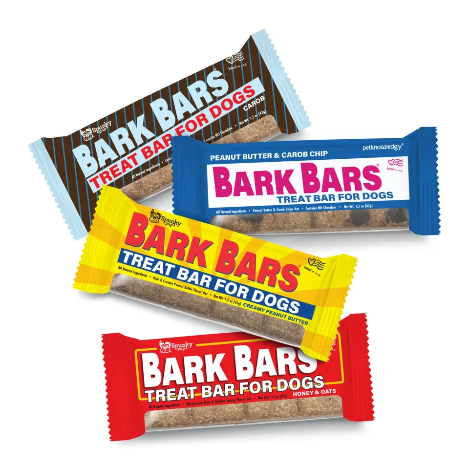 Spunky Pup Treat Bars hundkex jordnötssmör