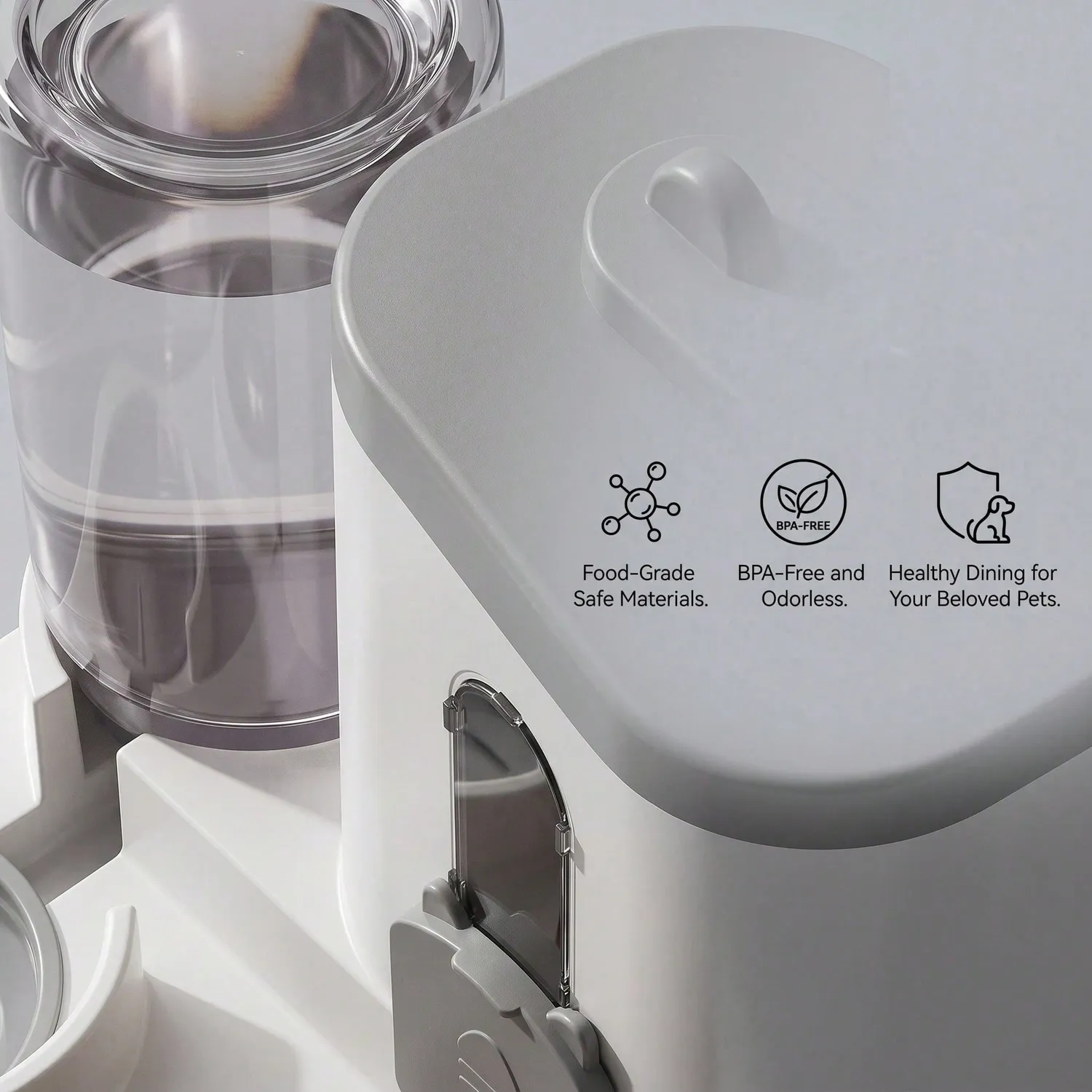 Pawtato Gravity 2-i-1 automatisk foderautomat katt stor