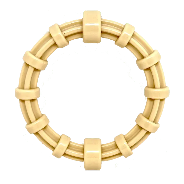 SodaPup Honey Bone Teething Ring tuggring kyckling