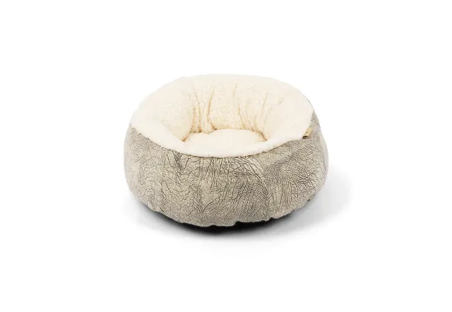P.L.A.Y. Feline Frenzy Donut Cuddler kattbädd grå