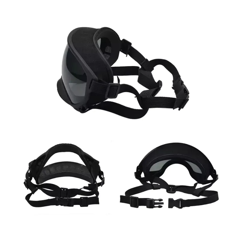 Pawtato UV400 Sun and Wind hundglasögon svart