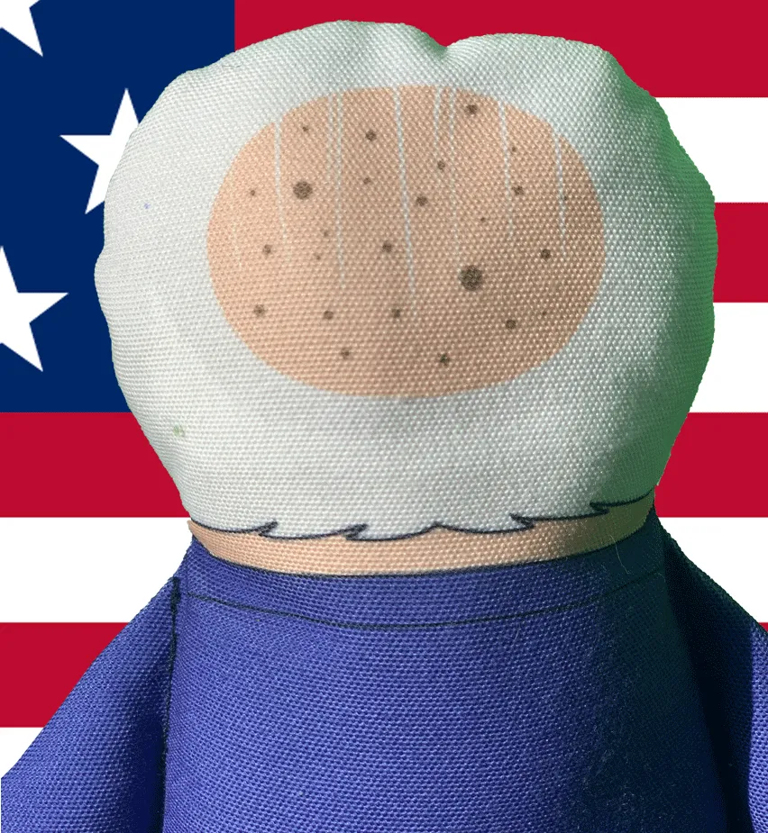 Pet Hates Toys Joe Biden hundleksak regular med pip